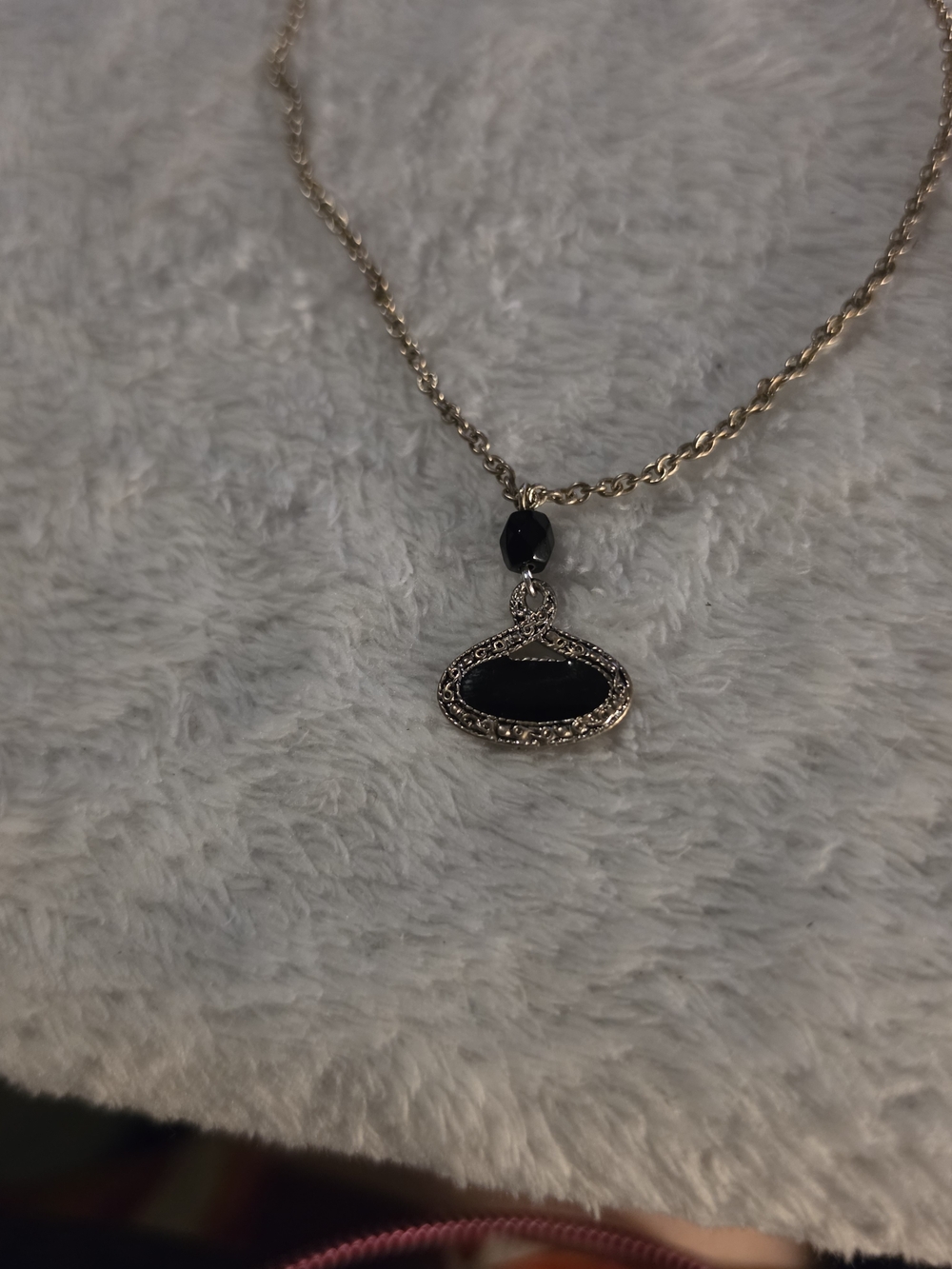 Silver-Tone Purple Pendant Necklace - Unbranded - Picture 13 of 14